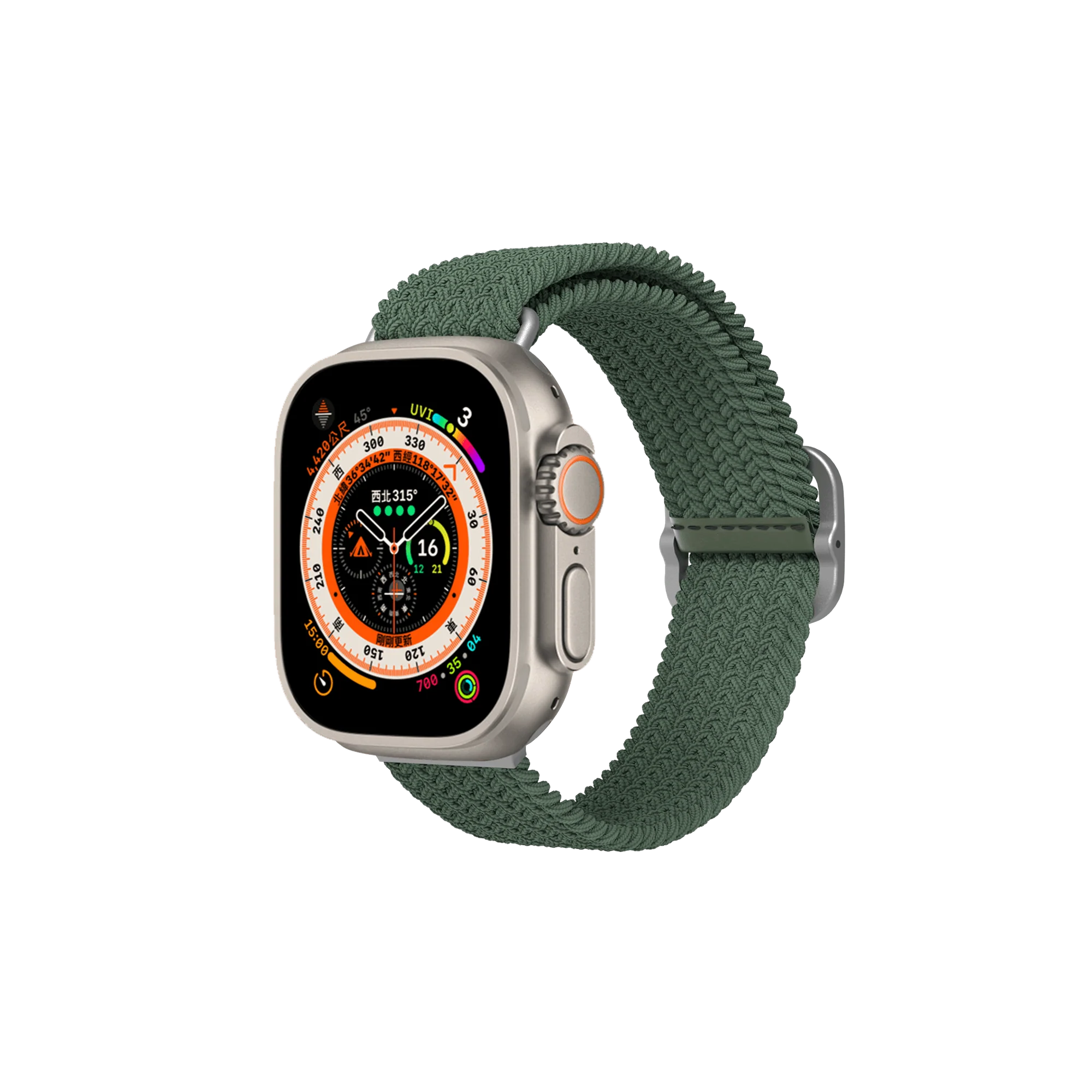 RHINOSHIELD Braided Strap for Apple Watch - Apple Watch SE2 (44mm) - Image 3