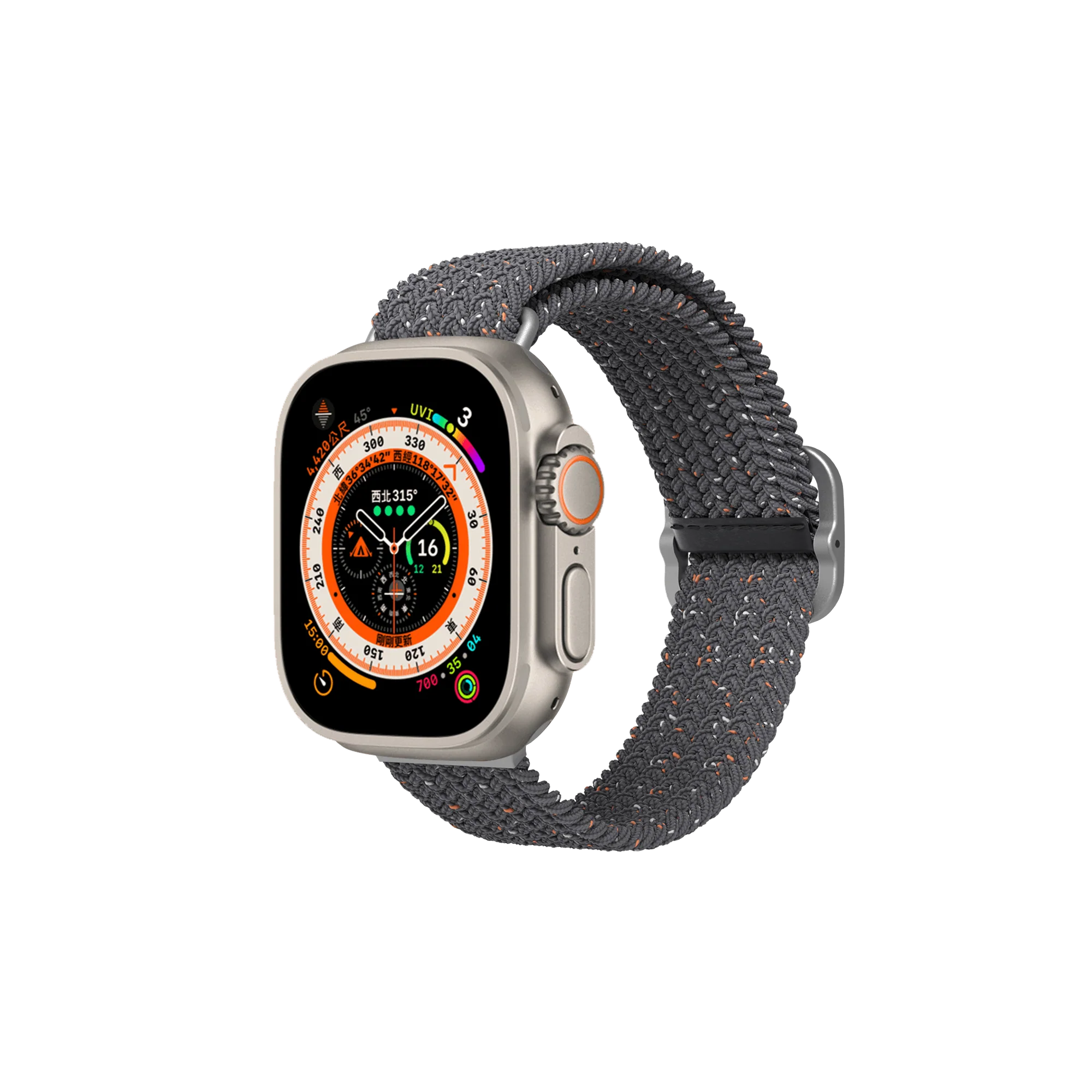 RHINOSHIELD Braided Strap for Apple Watch - Apple Watch Series 7 (45mm) - Image 10