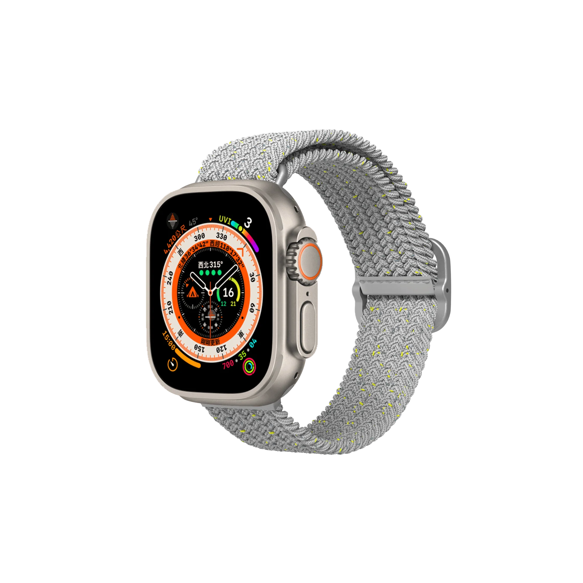 RHINOSHIELD Braided Strap for Apple Watch - Apple Watch Series 9 (45mm) - Image 6