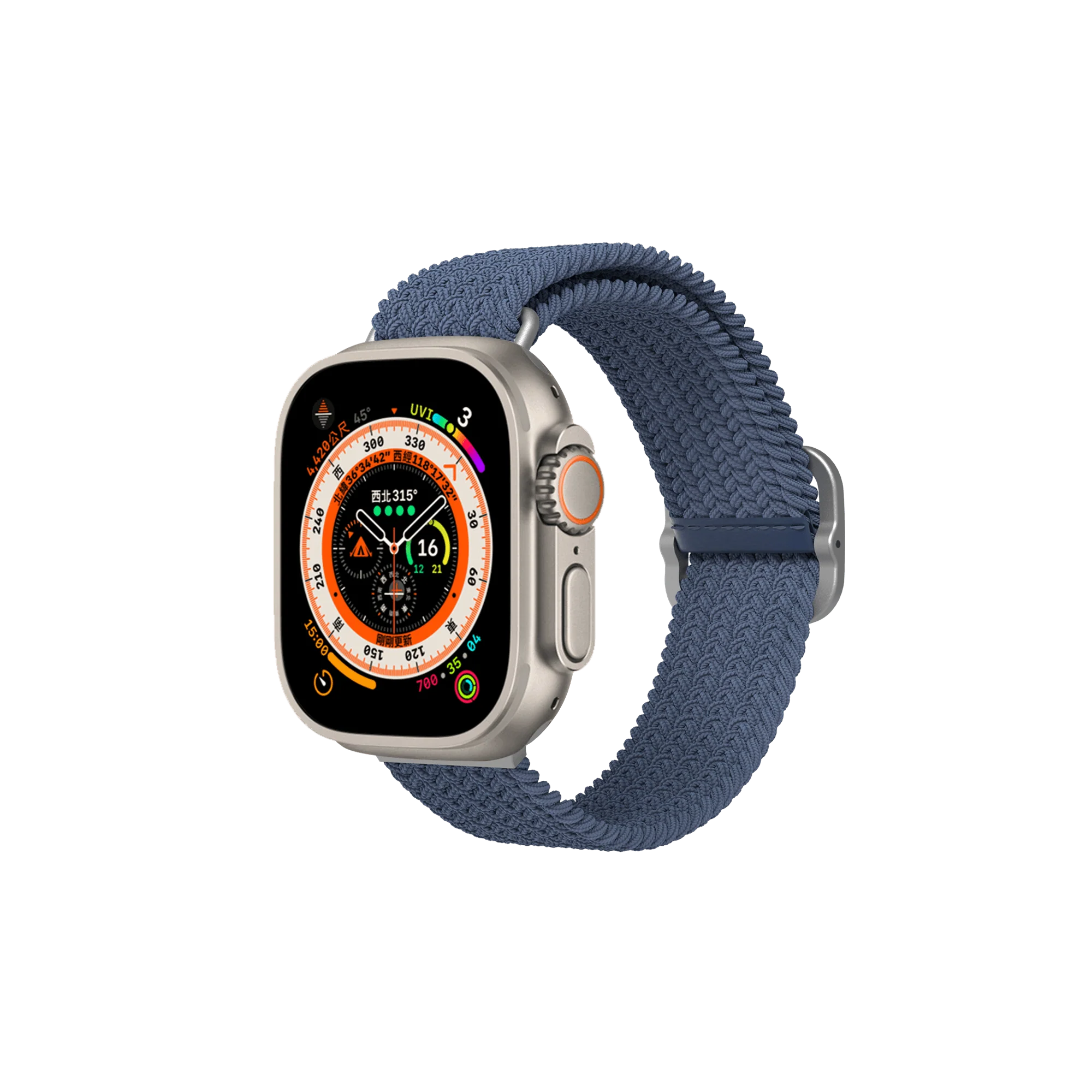 RHINOSHIELD Braided Strap for Apple Watch - Apple Watch Series 9 (45mm) - Image 7