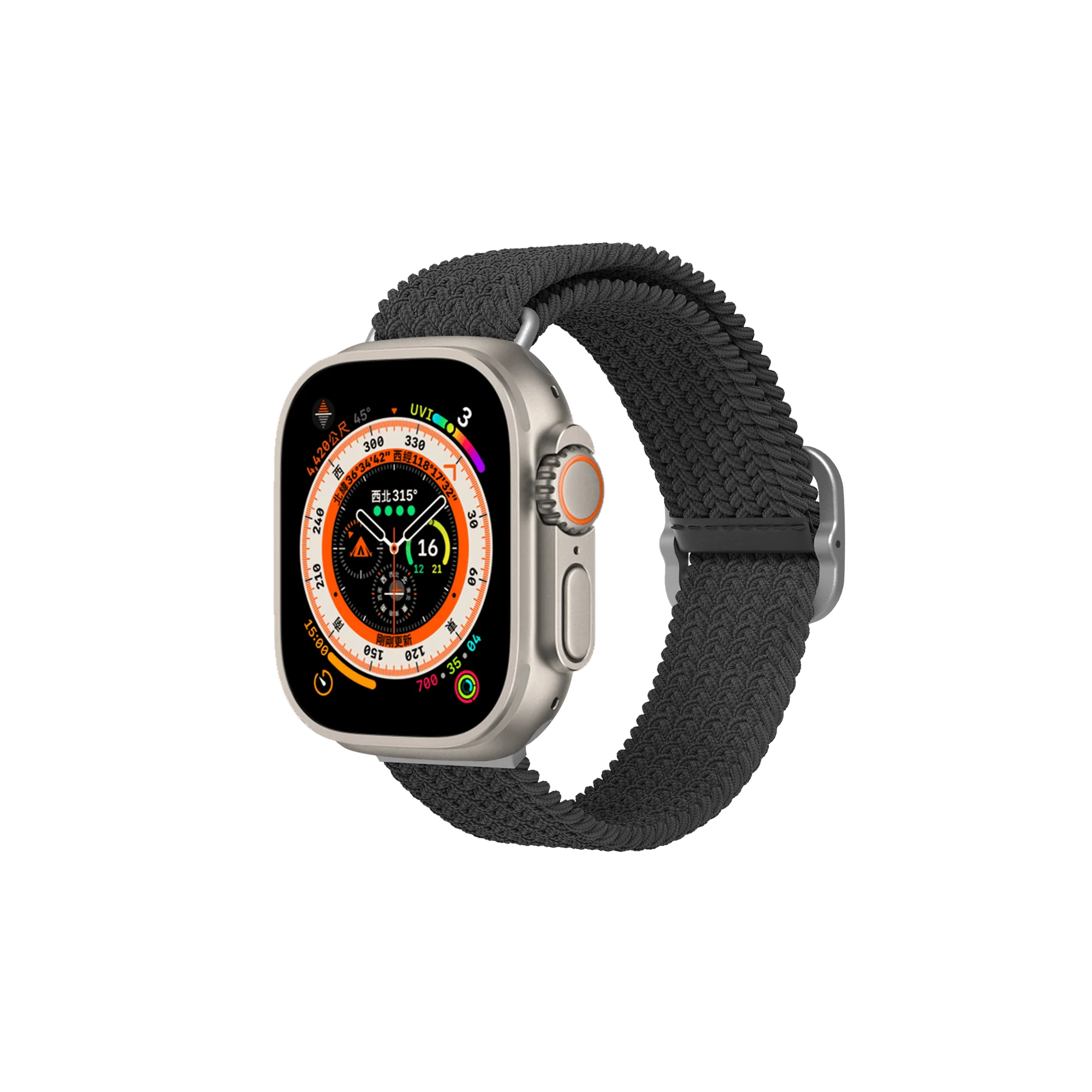 RHINOSHIELD Braided Strap for Apple Watch - Apple Watch Ultra 2 (49mm) - Image 2