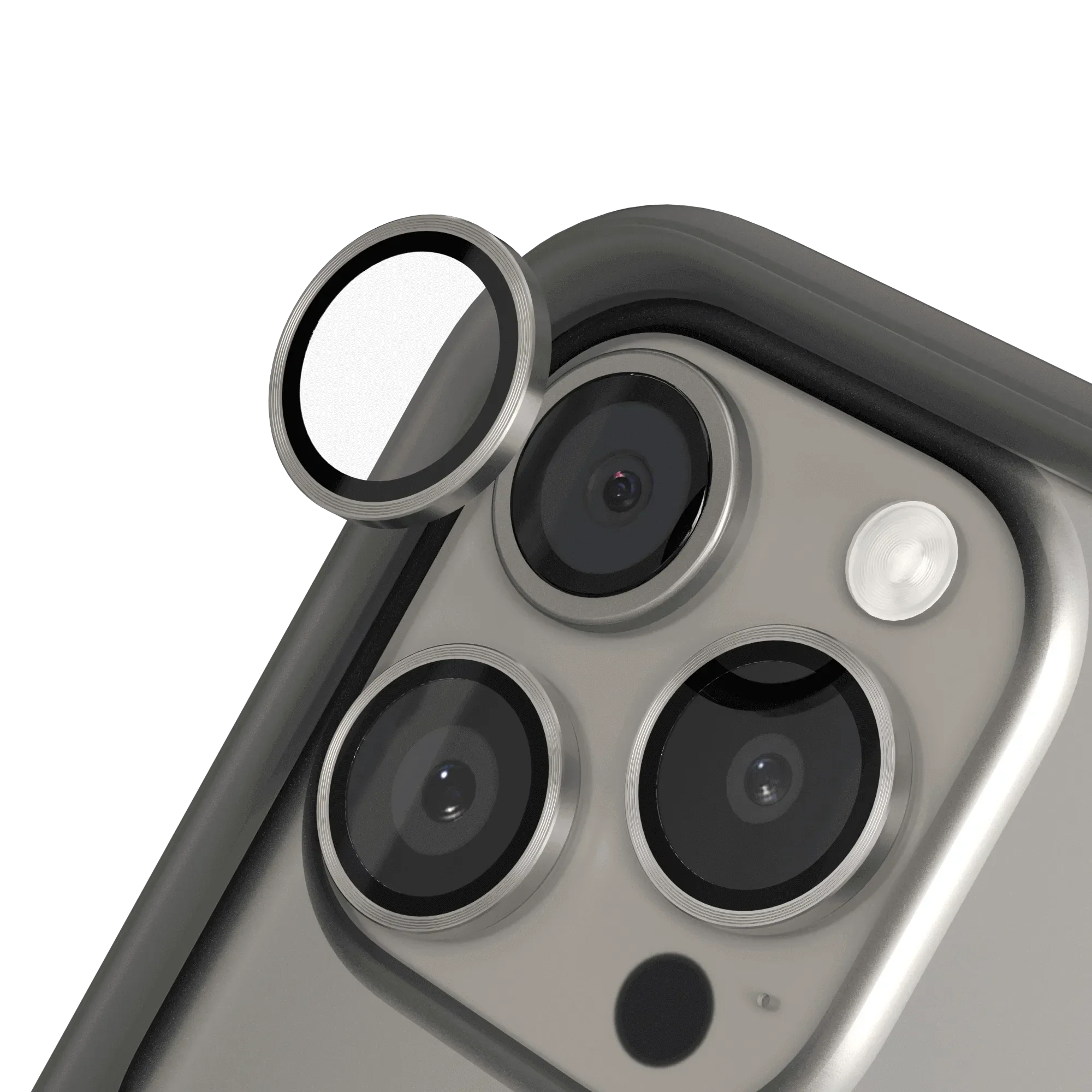 iPhone 15 Pro 9H Tempered Glass Lens Protectors - Image 3